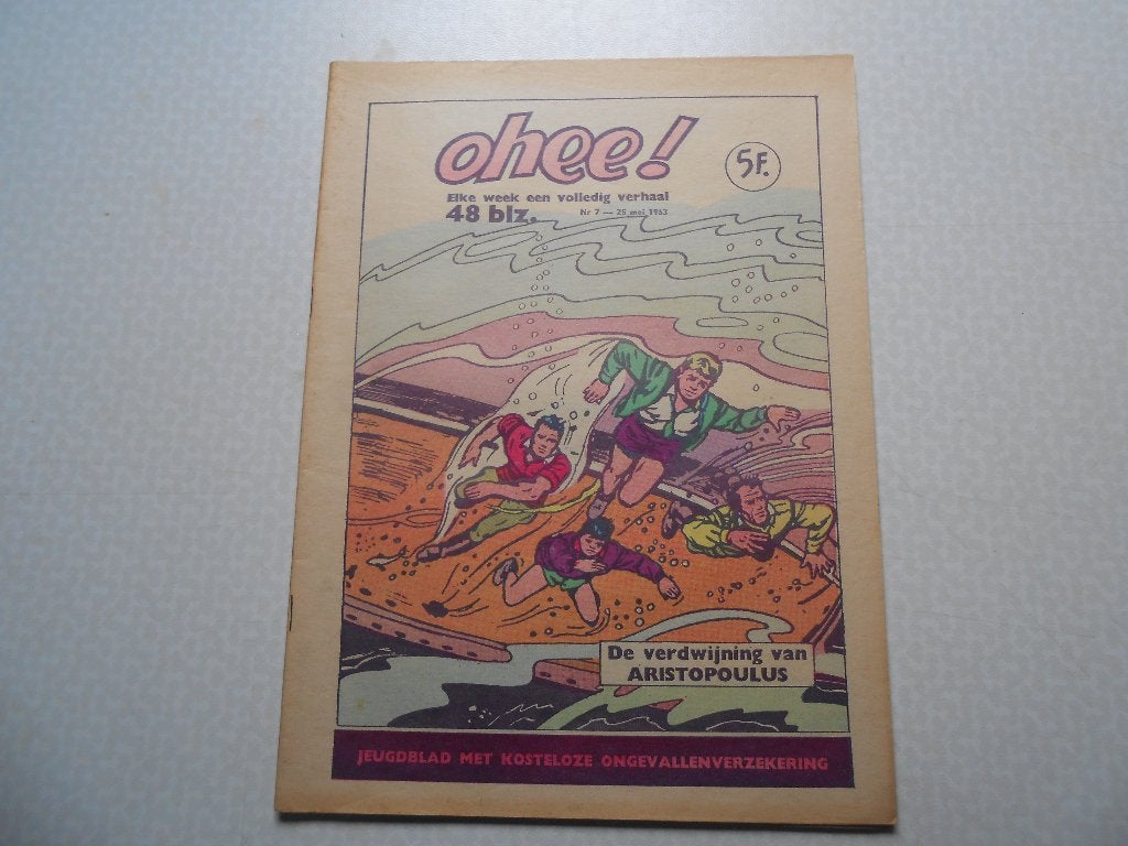 Ohee 7 De verdwijning van Aristopoulus 1963., Eén stripboek, Ophalen of Verzenden, Nieuw