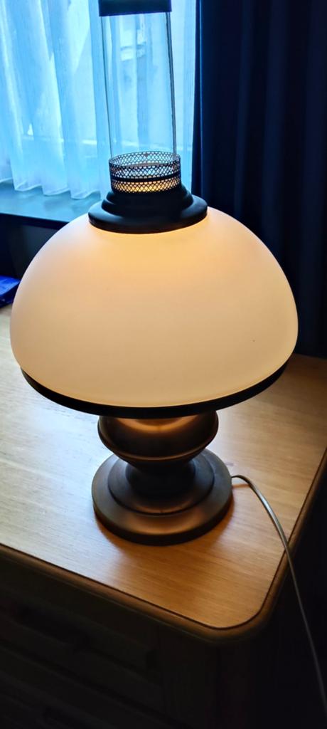 Staande bronzen lamp, Ophalen of Verzenden, Minder dan 50 cm