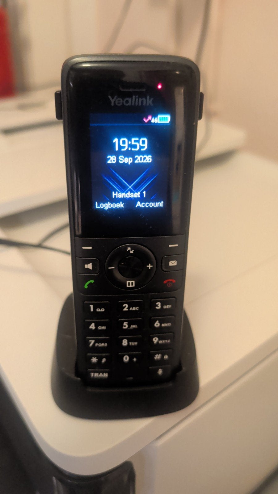 Yealink DECT IP Telefoon W73H - Zo goed als nieuw, Telecommunicatie, Ophalen of Verzenden, Zo goed als nieuw, 1 handset