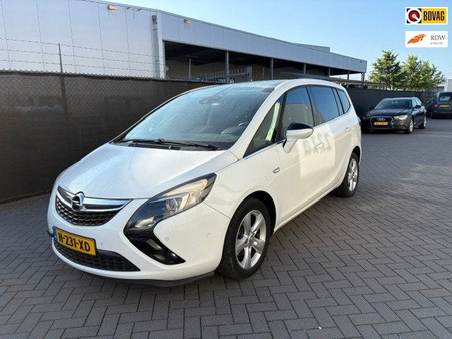 Opel Zafira Tourer 1.6 CNG Edition volle uitvoering !, Auto's, Opel, Dealer onderhouden, Gebruikt, 4 cilinders, Wit