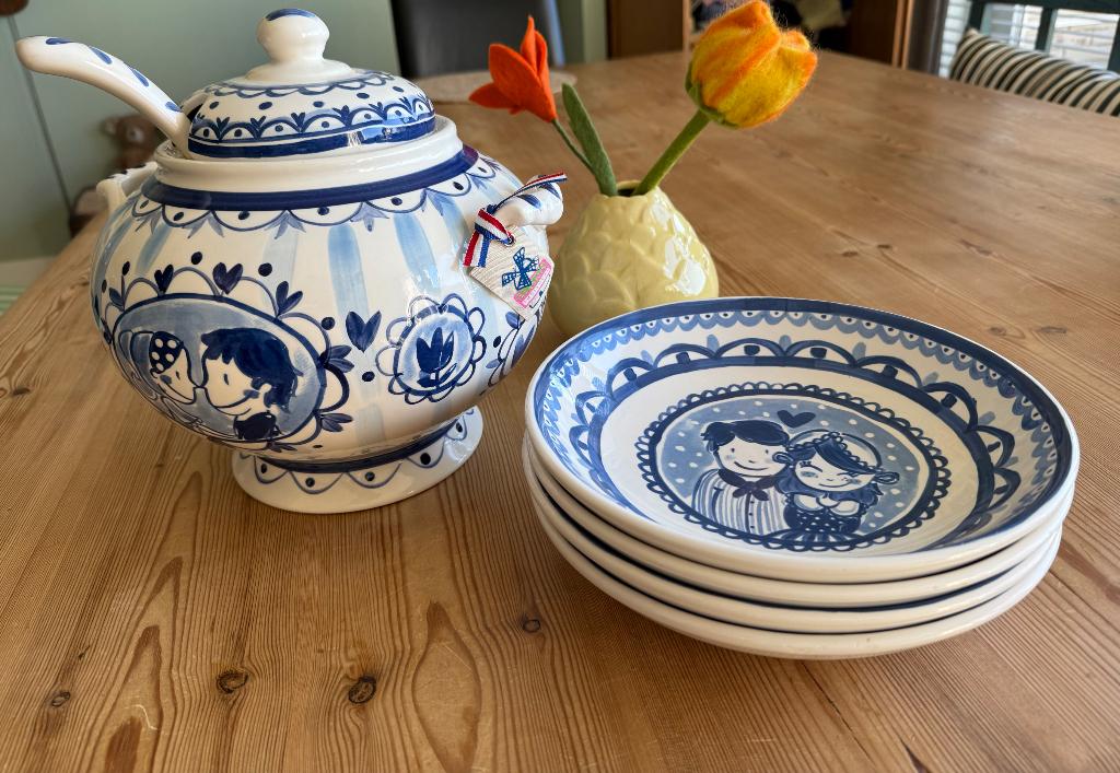 Servies Delft blond, Ophalen, Blond Amsterdam, Overige typen, Zo goed als nieuw
