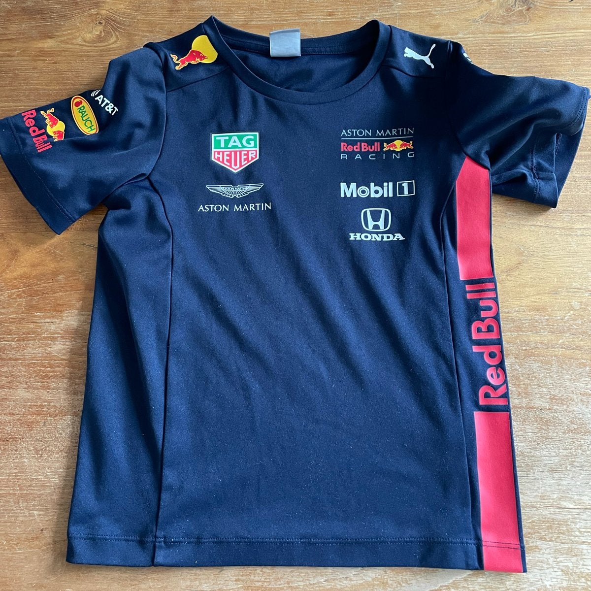 Red Bull Racing shirt maat 116 - Zo goed als nieuw, Ophalen of Verzenden, Zo goed als nieuw, Jongen of Meisje, Shirt of Longsleeve