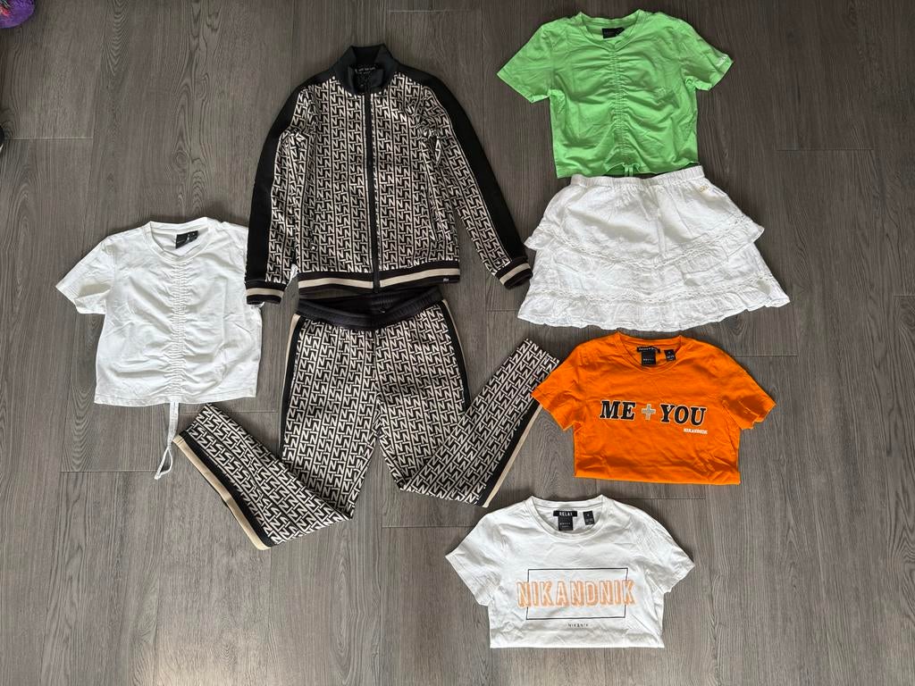 Super leuke set kleding van Nik&Nik, maat 12/152, ZGAN!, Ophalen of Verzenden, Zo goed als nieuw, Meisje, Setje