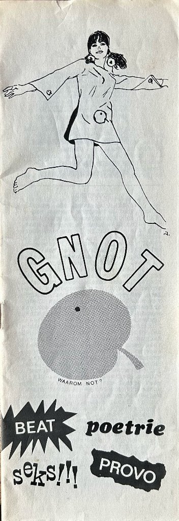 PROVO Magazines 4x - Gnot Welstaat Revoluutsie Mot 1966-1967, Verzenden, 1960 tot 1980, Nederland, Tijdschrift