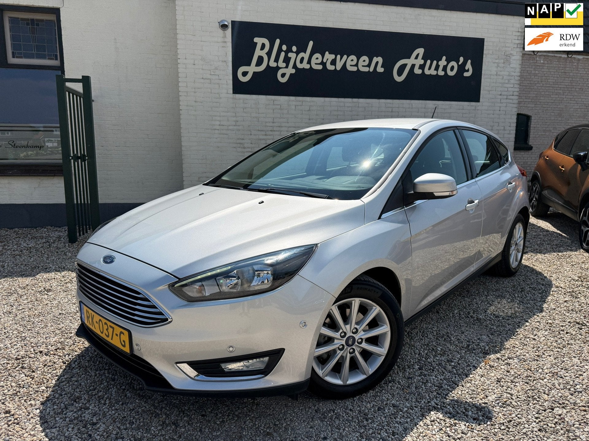 Ford Focus 1.0 Titanium Edition Stoel VW. | Navi | PDC | LM, 125 pk, Gebruikt, Euro 6, Automatische klimaatregeling