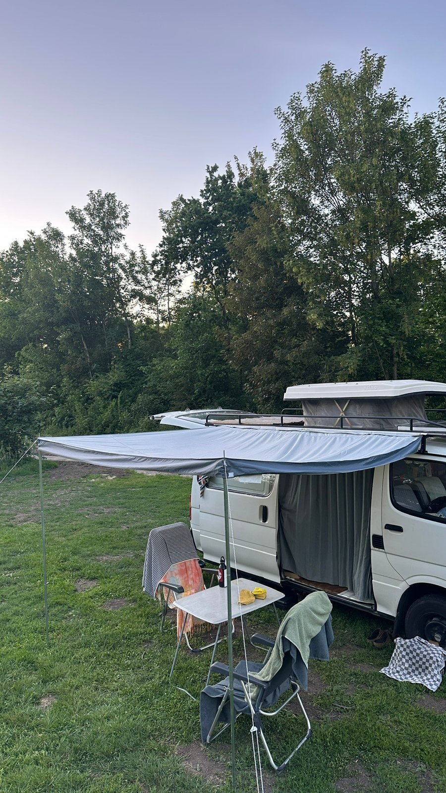 Obelink Sunny busluifel inclusief peesrail, Ophalen, Zo goed als nieuw