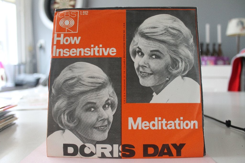 7" Single Doris Day - How Insensitive / Meditation, Gebruikt, 7 inch, Ophalen of Verzenden, Pop