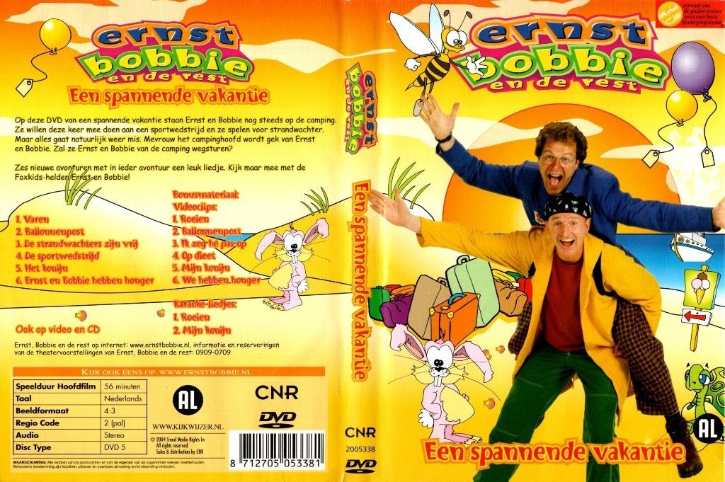 Ernst Bobbie en de rest, Een spannende vakantie, Alle leeftijden, Ophalen of Verzenden, Zo goed als nieuw