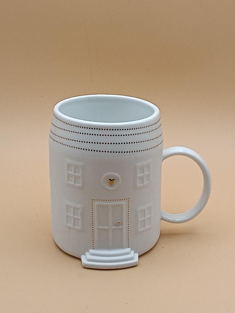 Fraaie Räder Mok Beker Huisje Hart 350ml inhoud Nieuw!, Nieuw, Ophalen of Verzenden, Overige stijlen, Kop(pen) en/of Schotel(s)