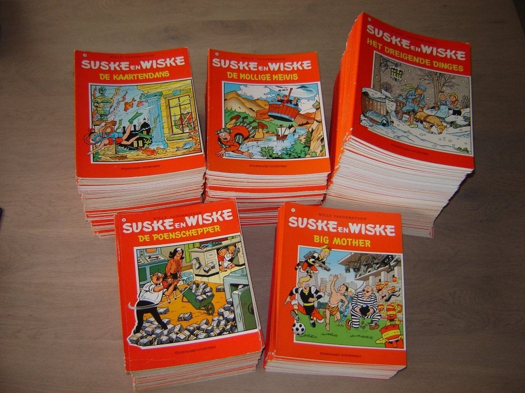 PARTIJ SUSKE EN WISKE STRIPBOEKEN !!!!, Meerdere stripboeken, Ophalen of Verzenden, Zo goed als nieuw