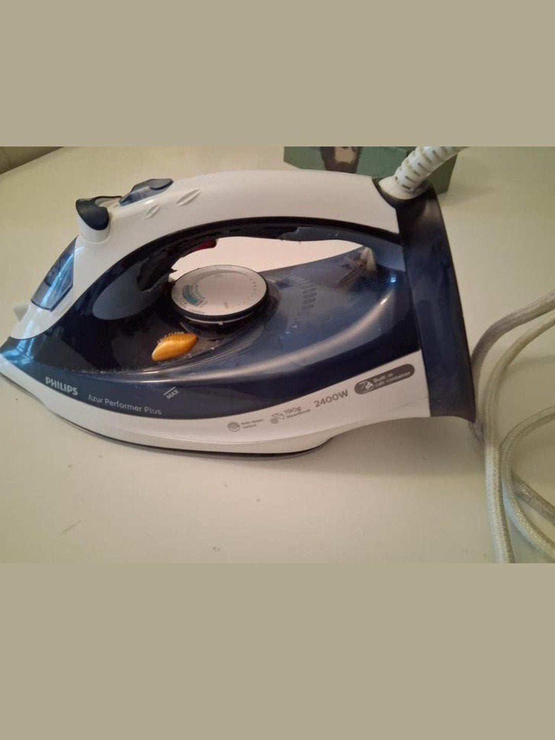 Te koop! Philips Azur performance plus strijkijzer 2400W, Witgoed en Apparatuur, Strijkijzers en Strijkplanken, Ophalen of Verzenden