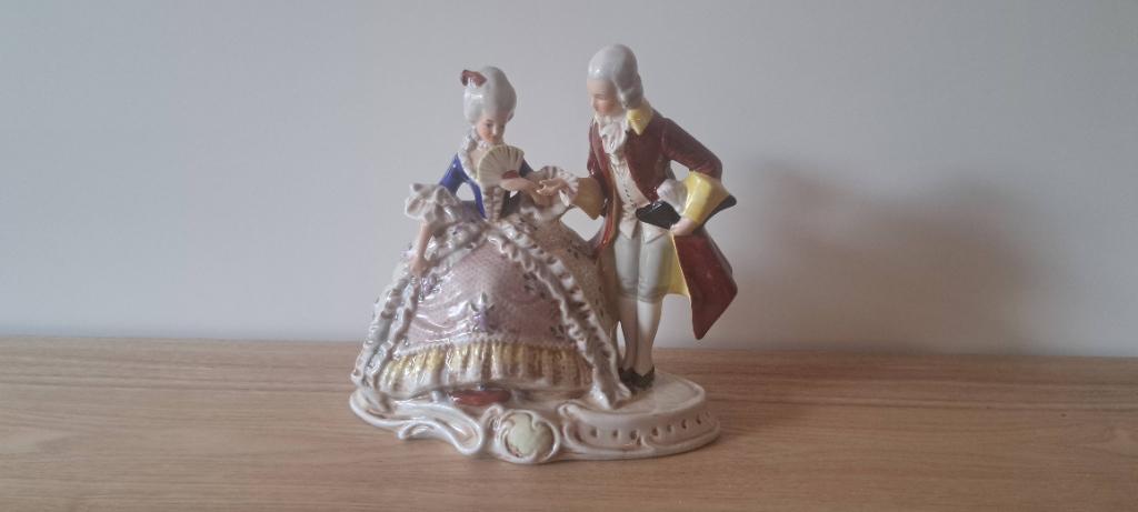 Porselijnen beeld Rococo stijl, Ophalen, Zo goed als nieuw, Mens