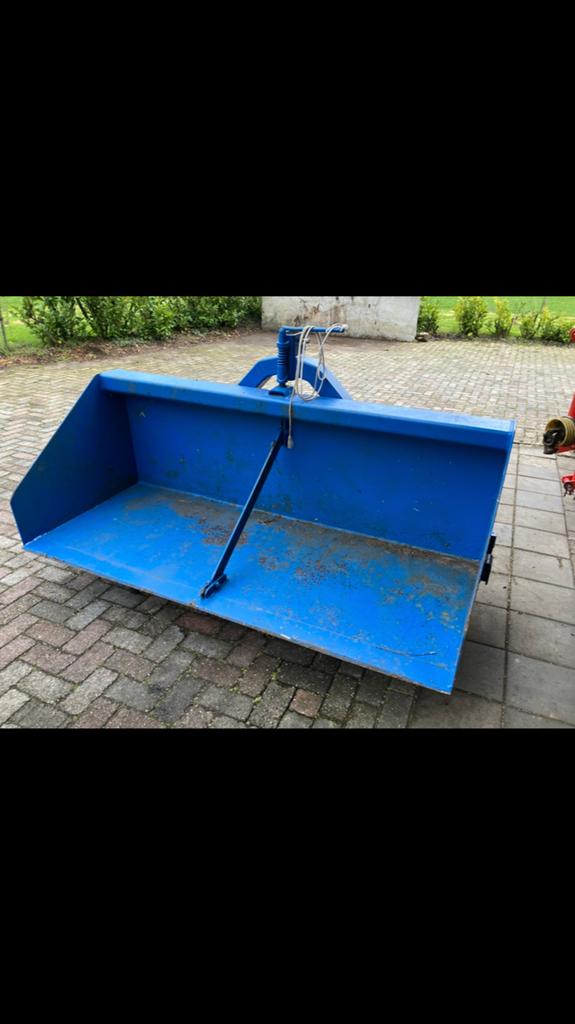 Transportbak grondbak kiepbak 2 m breed, Ophalen of Verzenden, Gebruikt