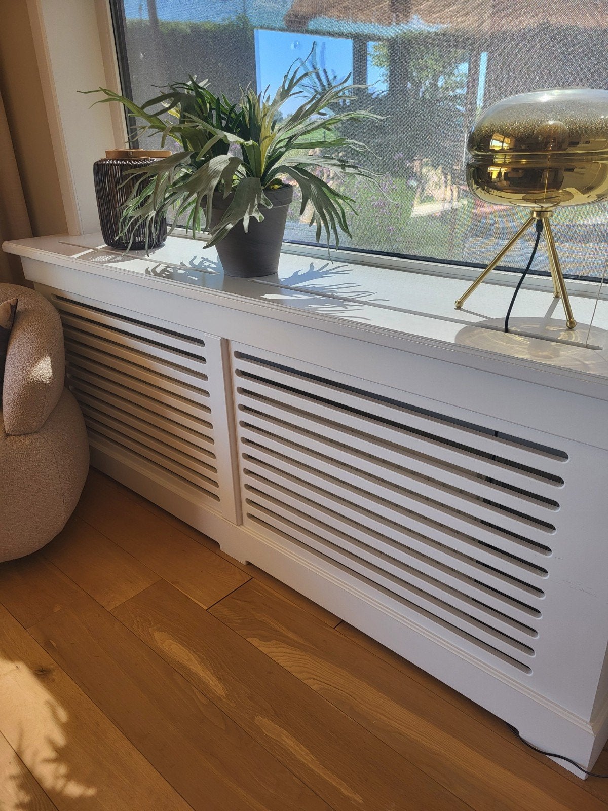 Stijlvolle radiator-ombouw op maat, Ophalen, Overige typen, 150 cm of meer, Zo goed als nieuw