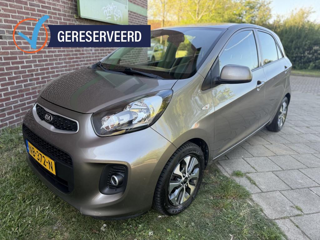 Kia Picanto 1.0 CVVT Eco-P*2017*Airco|Cruise|Cam|Nav|Nap, 65 pk, Stof, Gebruikt, 4 stoelen