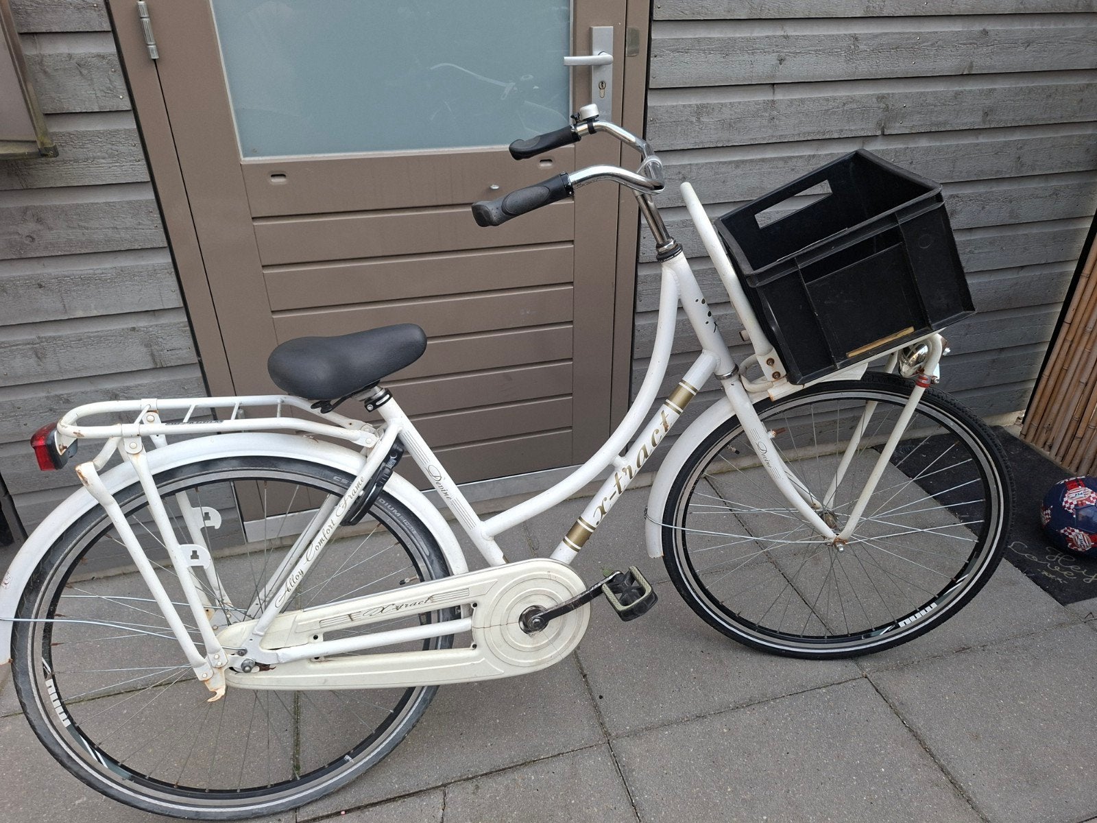 Omafiets transport, 56 cm of meer, Ophalen, Gebruikt, Overige merken