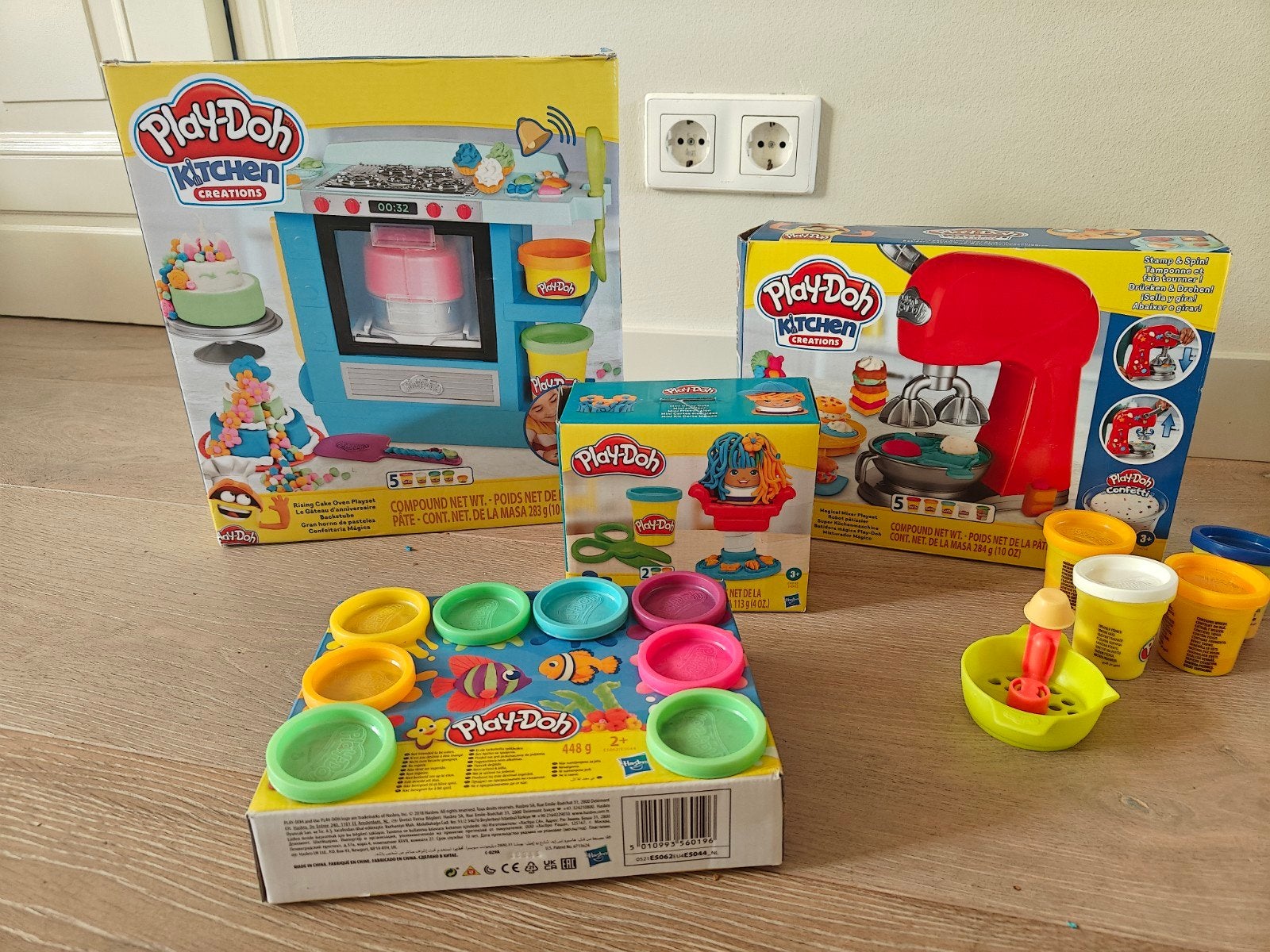 Play-Doh Keukenmachine, Oven, Kapper + Klei, Ophalen of Verzenden, Zo goed als nieuw, Jongen of Meisje