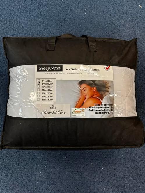 NIEUW! Sleep time dekbed 4 seizoenen 140x220 cm €22,99, Eenpersoons, Wit, Nieuw, Ophalen of Verzenden