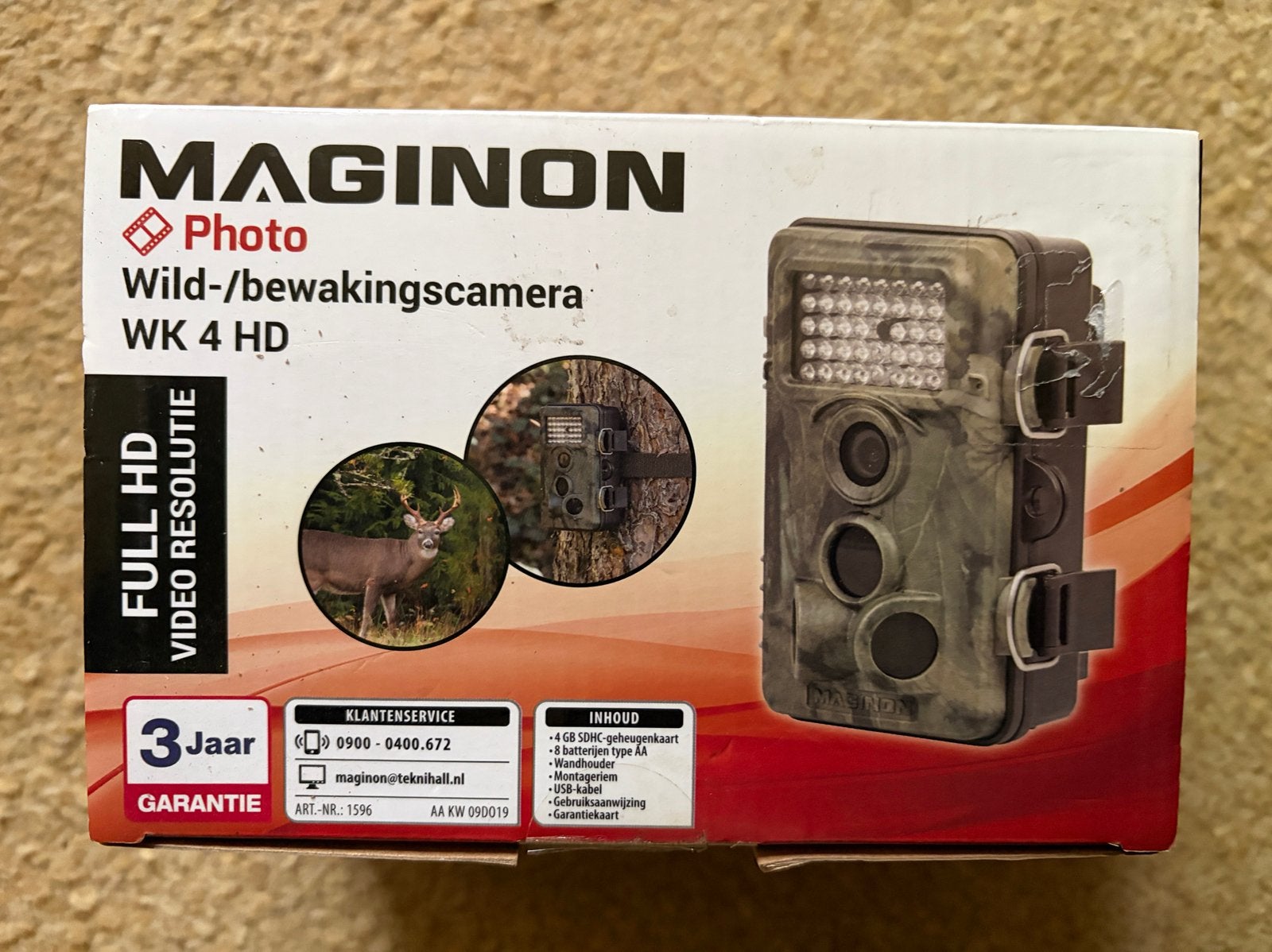 Maginon WK4HD wild-/bewakingscamera, Compact, Nieuw, Ophalen of Verzenden, 5 Megapixel