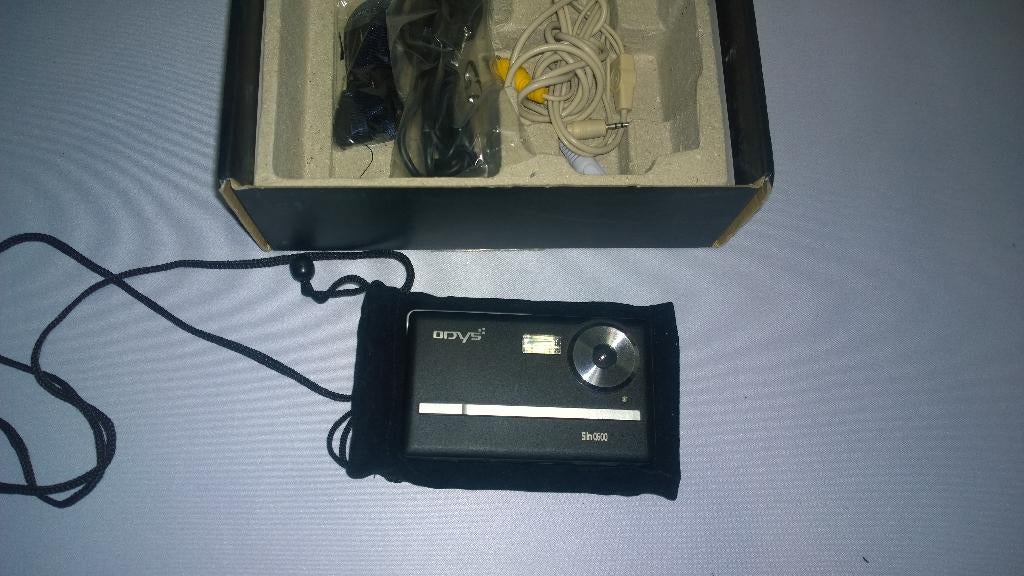 Odys Slim Q600 digitale retro camera, jaren 90, Ophalen, Gebruikt, Overige Merken, Geen optische zoom