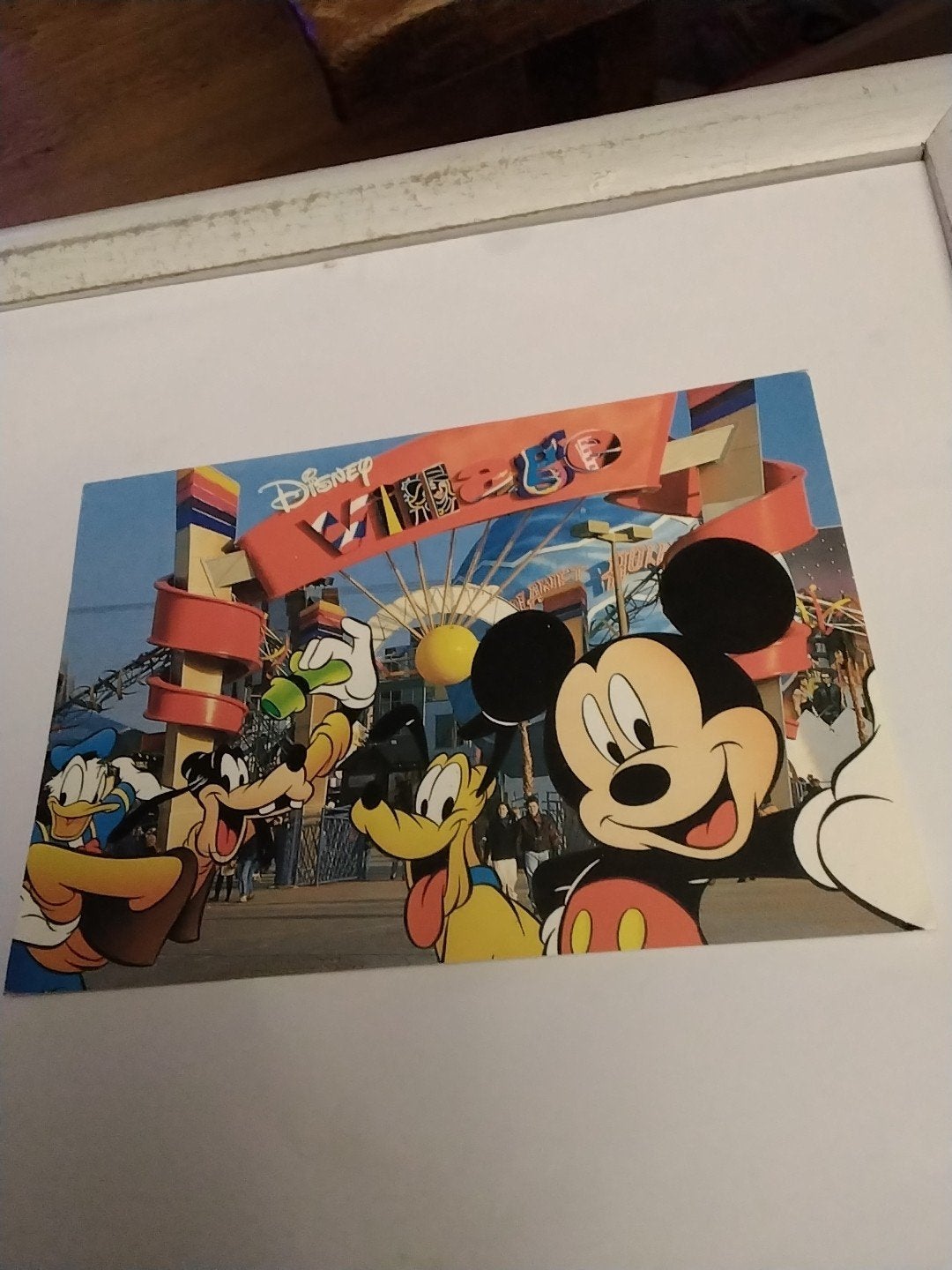 Vintage Disneyland Parijs Ansichtkaart Mickey & Vrienden, Ophalen of Verzenden