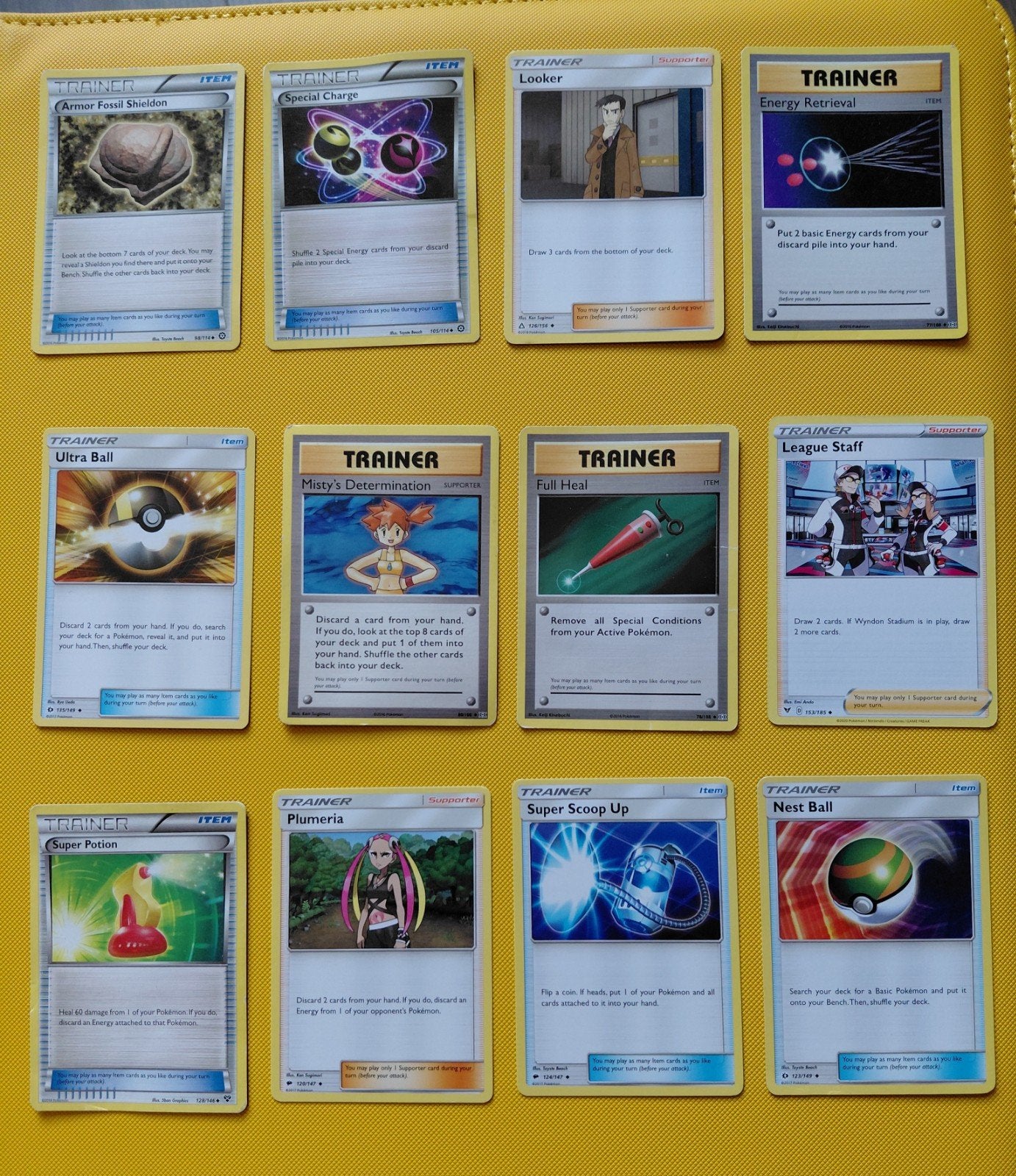 Pokémon Oude Trainer Kaarten Set, Ophalen of Verzenden, Gebruikt, Meerdere kaarten