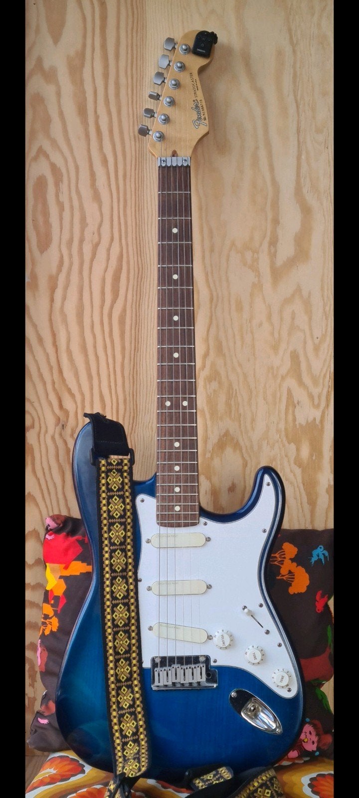 Fender Stratocaster Plus, USA, 1991 met Lace pickups., Ophalen of Verzenden, Gebruikt, Solid body, Fender
