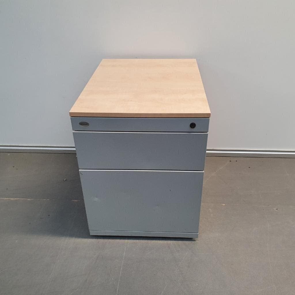 Werndl ladekast verrijdbaar 3 laden 57x44x59 cm, Ophalen, Gebruikt, 5 laden of meer, Minder dan 100 cm