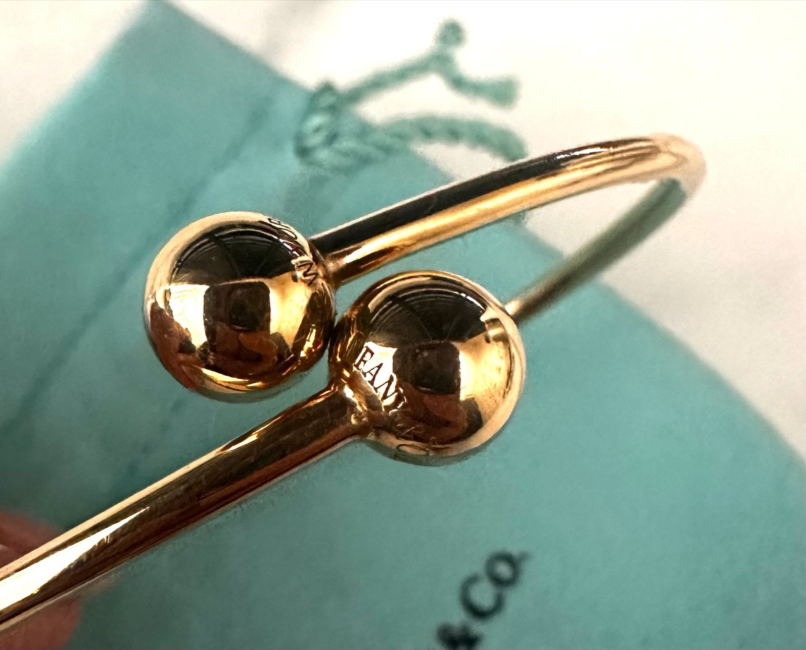 Tiffany & Co. HardWear Bal Armband 18K Geelgoud, Ophalen, Zo goed als nieuw, Goud, Goud