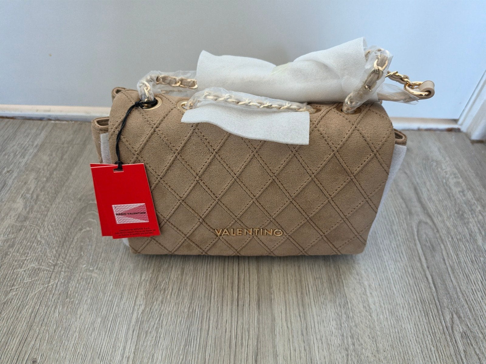 Valentino Ocarina Schoudertas - Nieuwste Collectie, Sieraden, Tassen en Uiterlijk, Ophalen of Verzenden, Nieuw, Beige, Schoudertasje