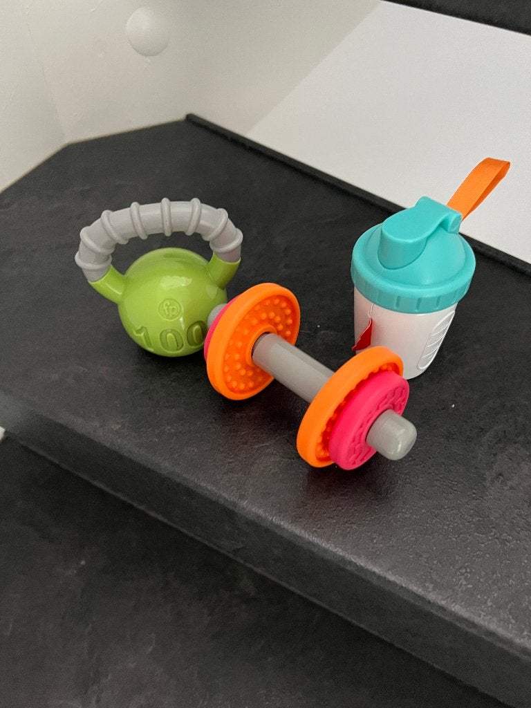 Speelgoed fitness set, Ophalen of Verzenden, Zo goed als nieuw, Jongen of Meisje