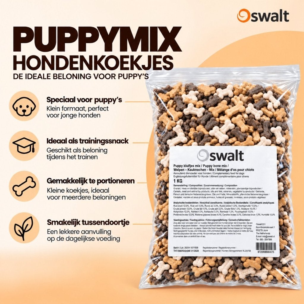 Puppymix 2,5kg - Premium Hondenkoekjes - Hondensnacks, Ophalen of Verzenden, Hond