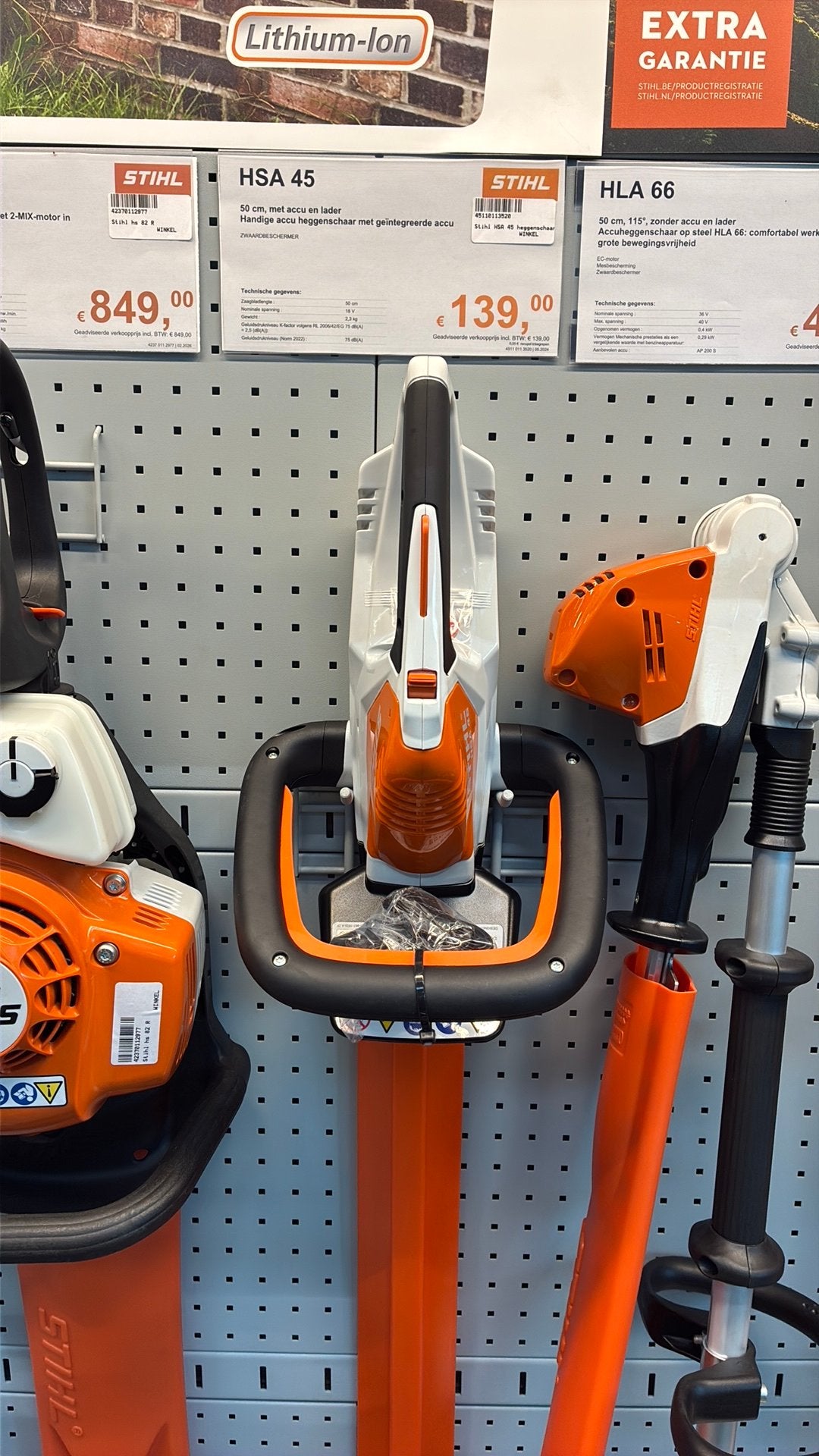 Stihl hsa 45, Tuin en Terras, Heggenscharen, Ophalen, Nieuw, Accu