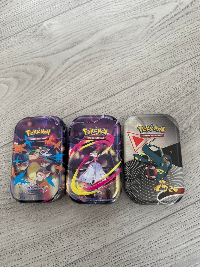 Lege pokemon tins, Ophalen of Verzenden, Zo goed als nieuw, Overige typen
