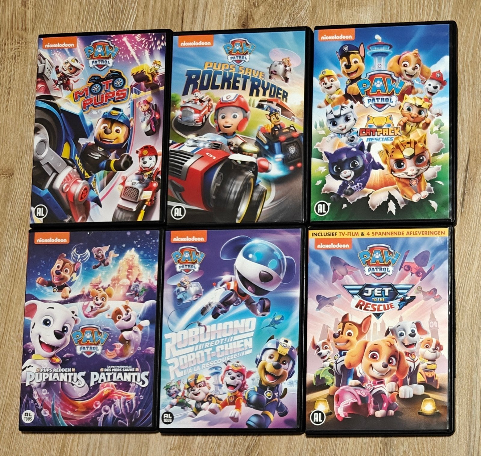 DVD-Collectie Paw Patrol (6 DVD's), Cd's en Dvd's, Europees, Tekenfilm, Alle leeftijden, Ophalen of Verzenden