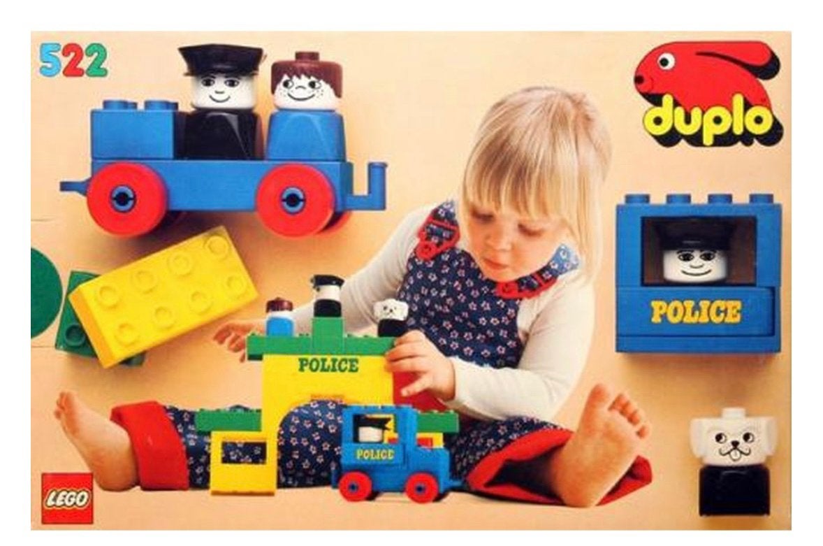 LEGO Duplo Politiebureau Set 522-1 met doos, Kinderen en Baby's, Speelgoed | Duplo en Lego, Ophalen, Gebruikt, Compleet, Duplo