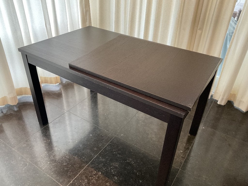 Eettafel/bureau uitklapbaar ideaal voor studentenkamer, Huis en Inrichting, Ophalen, 50 tot 100 cm, Zo goed als nieuw, Vijf personen of meer