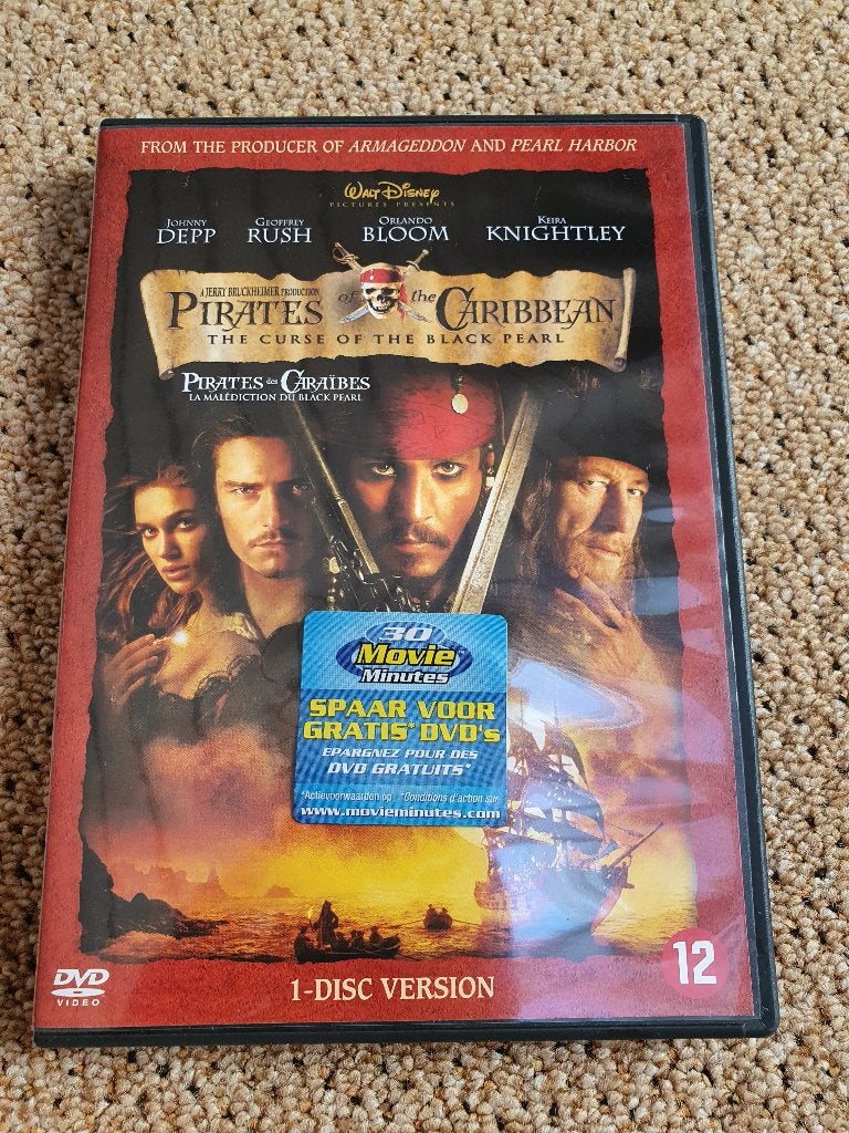 Dvd Pirates of the Caribbean, Cd's en Dvd's, Vanaf 12 jaar, Ophalen of Verzenden, Gebruikt