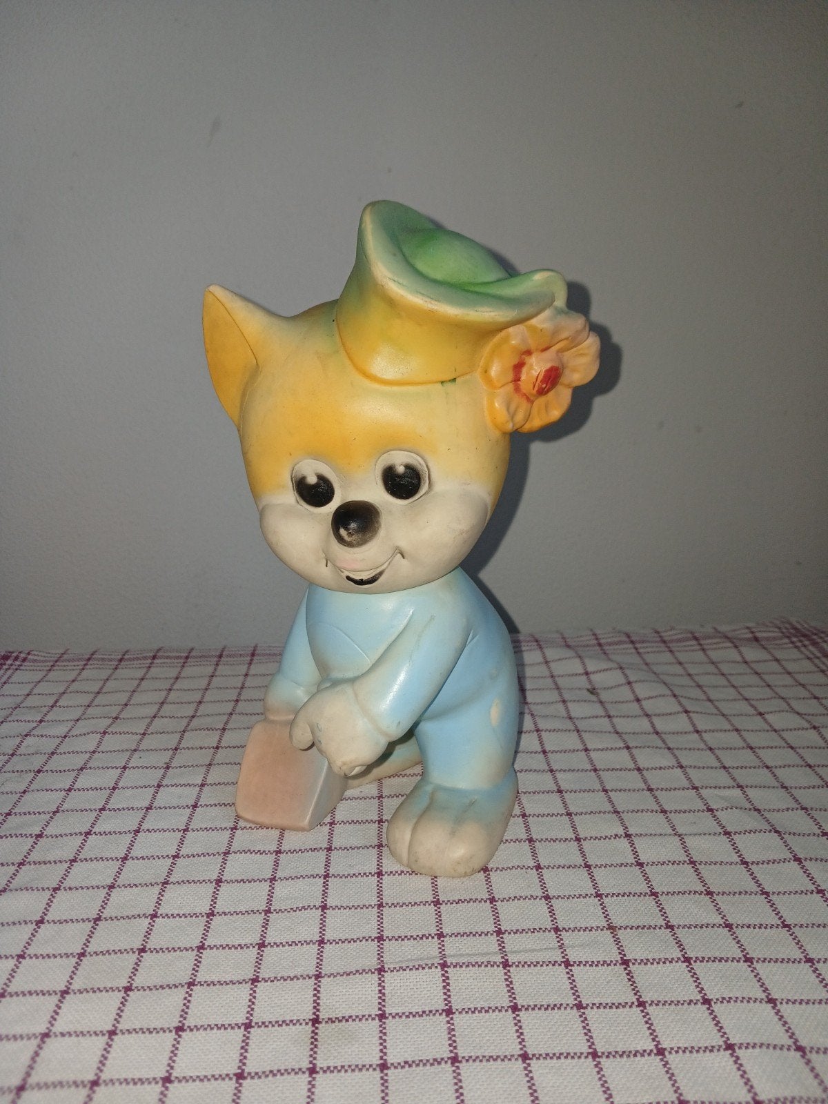 Vintage Kattenbeeldje - Spaarpot - Jaren '60/'70, Ophalen of Verzenden, Gebruikt