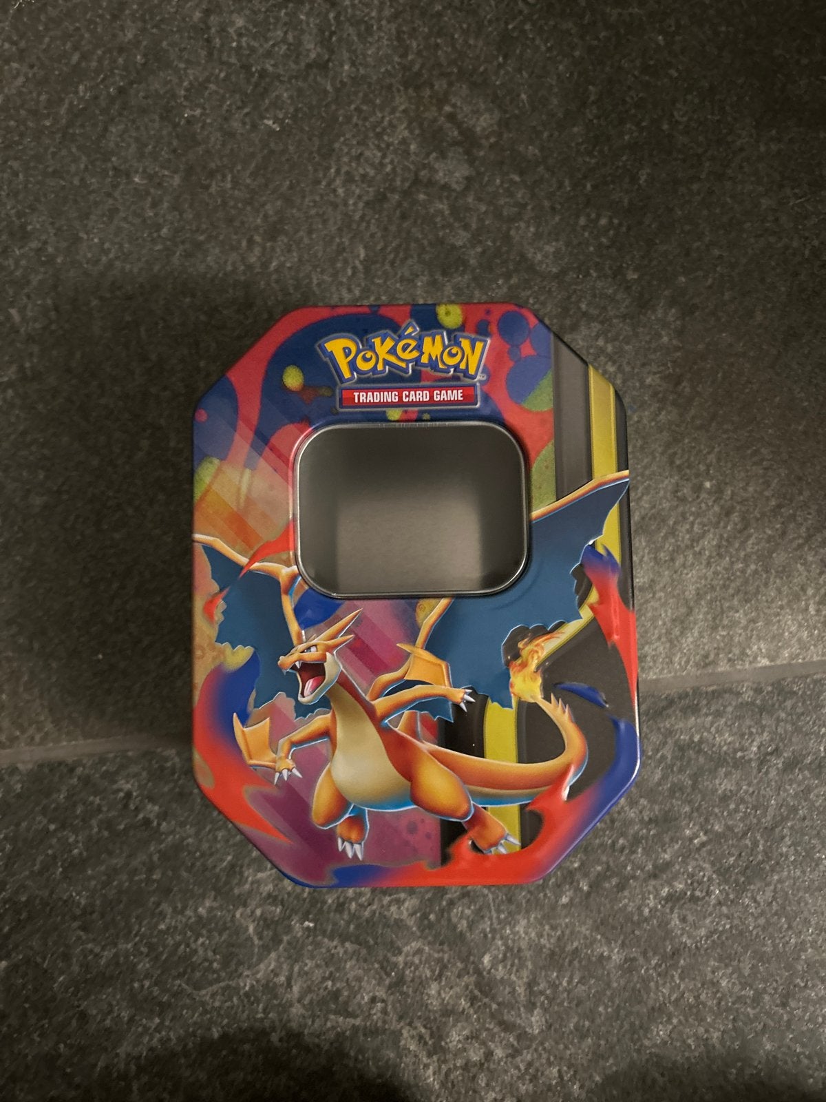 Pokémon Trading Card Game Charizard Tin, Ophalen of Verzenden, Gebruikt, Overige typen
