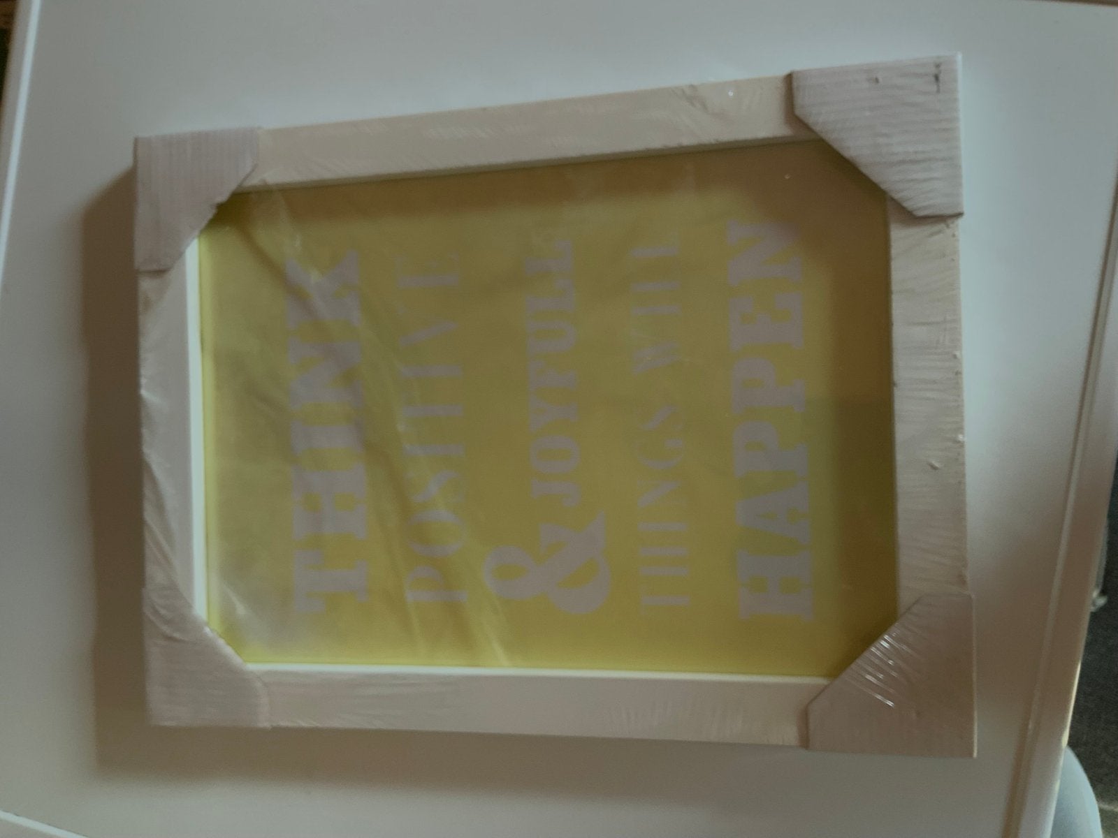 Nieuw. Wit houten fotolijstje, Nieuw, Ophalen of Verzenden, Fotolijst, Wit