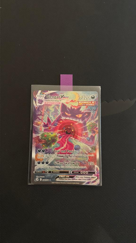 Gengar VMAX (271/264) - Pokemon, Hobby en Vrije tijd, Verzamelkaartspellen | Pokémon, Zo goed als nieuw, Ophalen of Verzenden