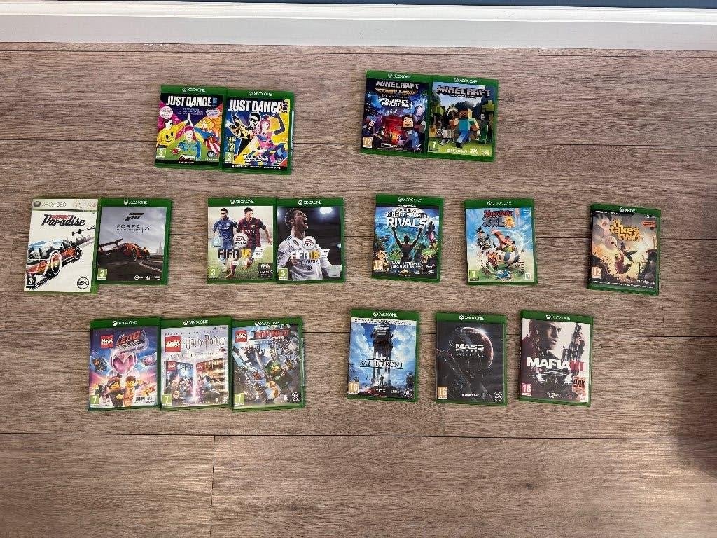 17 Xbox One games, Overige genres, 1 speler, Ophalen of Verzenden, Zo goed als nieuw
