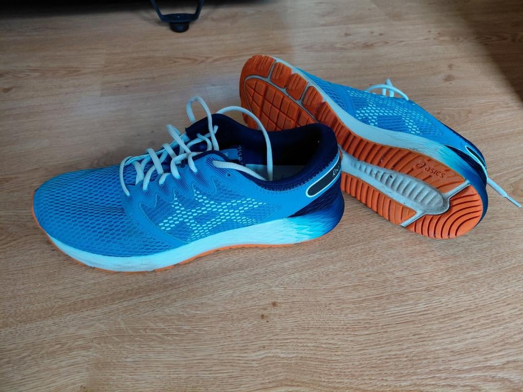 ASICS GEL-KAYANO 26 KLM 100 jaar editie - Maat 48, Blauw, Ophalen of Verzenden, ASICS, Sneakers of Gympen