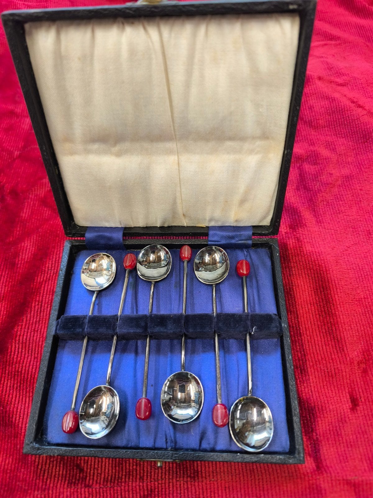 Art deco koffie lepeltjes, jaren 20 - 30., Antiek en Kunst, Verzenden