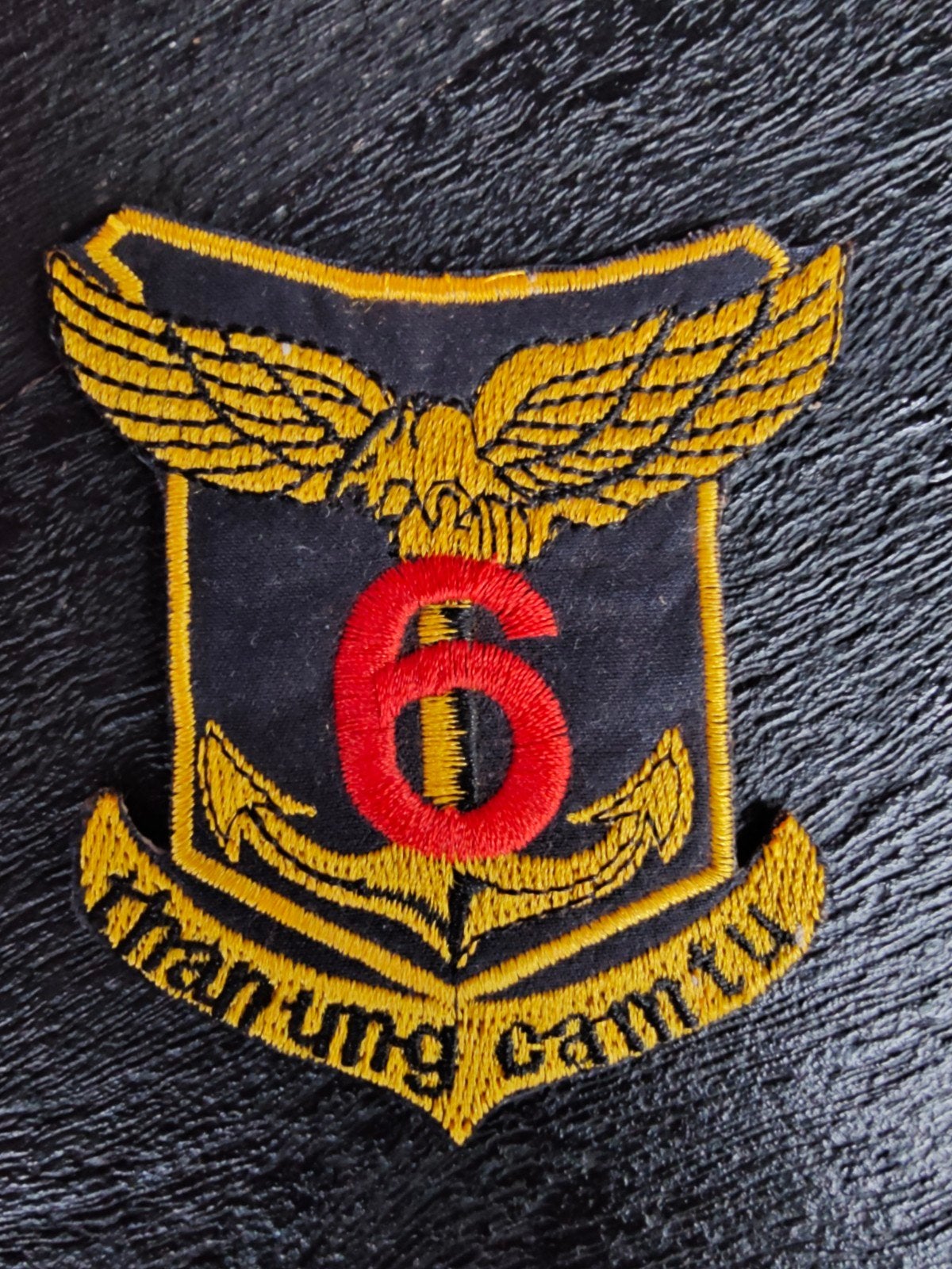 FALCON GODS - Patch - VNMC - 6th SAIGON MARINE VOLUNTEERS -, Ophalen of Verzenden, Marine, Amerika, Embleem of Badge
