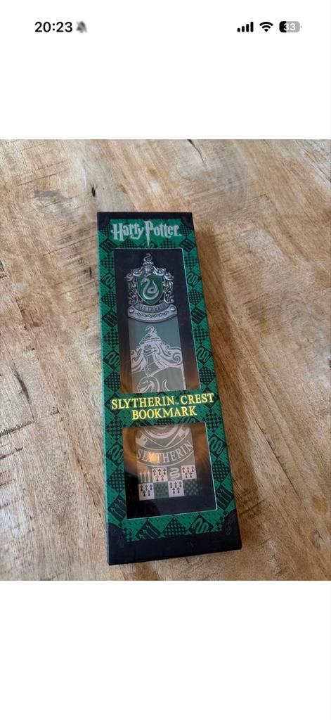 Harry Potter Slytherin Boekenlegger - Nieuw, Verzamelen, Harry Potter, Ophalen, Nieuw, Gebruiksvoorwerp