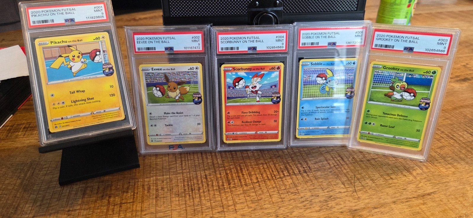 Pokémon on the ball Collection compleet psa 9, Ophalen, Zo goed als nieuw, Meerdere kaarten