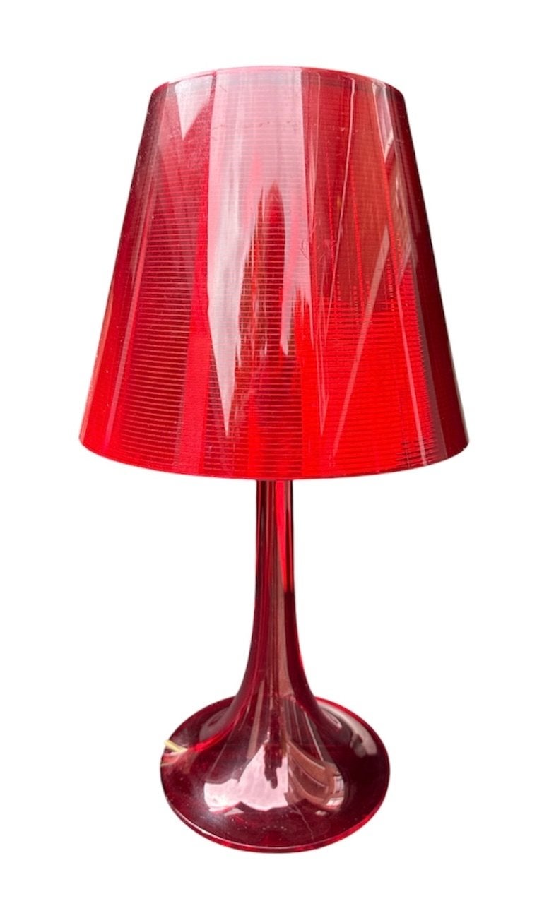 Tafellamp Flos by Philippe Starck - Rood, Huis en Inrichting, Lampen | Tafellampen, Ophalen, Kunststof, Gebruikt, Overige merken