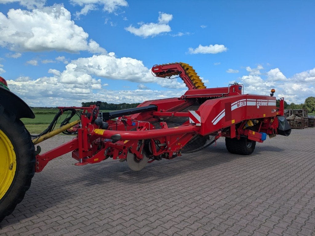 Grimme GT 170 aardappelrooier, Ophalen